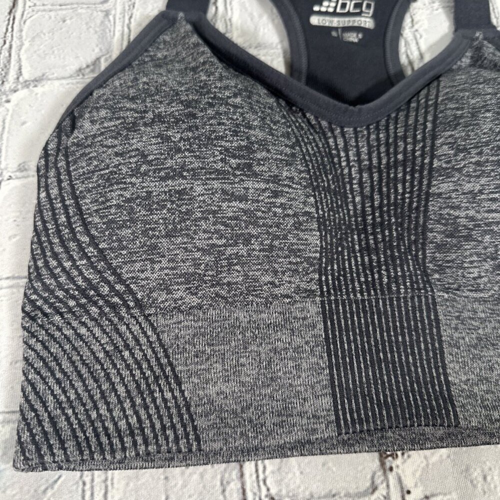 BCG Women’s Low Support Molded Cup Sports Bra size Small Grey Gray Removable Pad - Picture 3 of 14